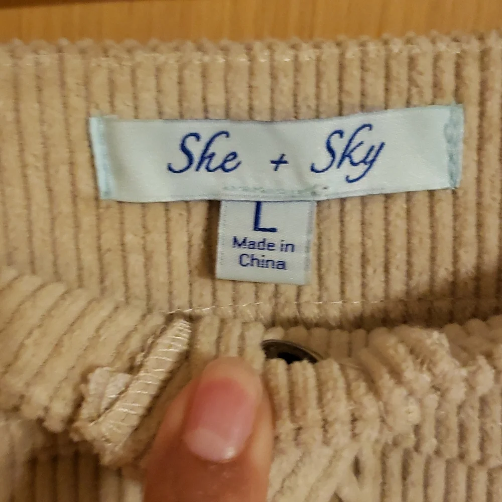 Women's Corduroy Skirt - Picture 4 of 6